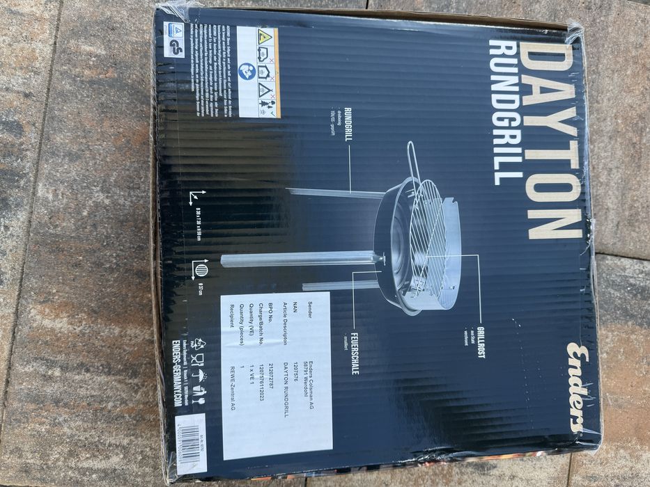 Gratar  pe cărbuni Enders Dayton -Rundgrill