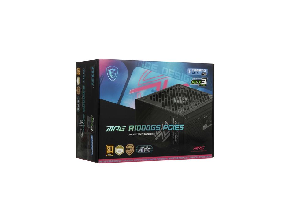 ' Блок питания MSI MPG A1000GS (1000W, 80+ Gold, ATX 3.1)