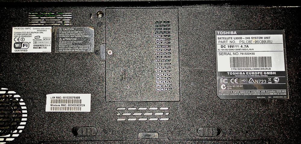 Ноутбуки на запчасти