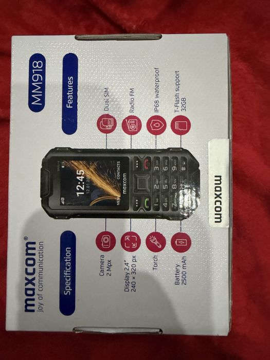 Maxcom MM918 Nou un telefon rezistent