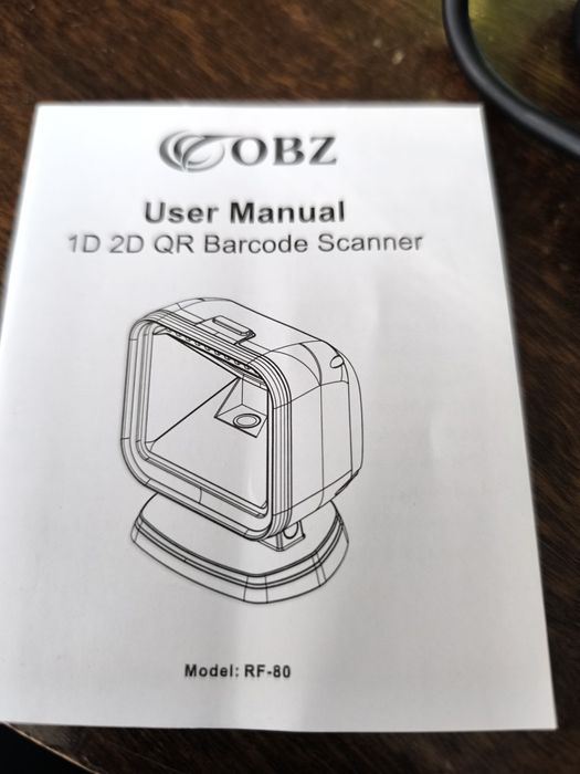 Баркод скенер RF-80L-DE – настолен / автоматичен