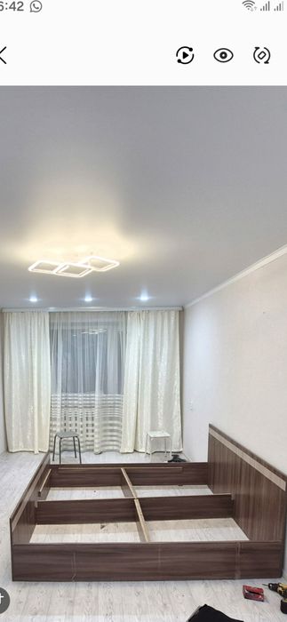 Кровать с матрасом