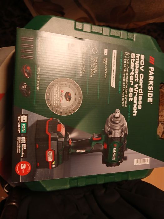 Оригинален ударен гайковерт Parkside.-20v.