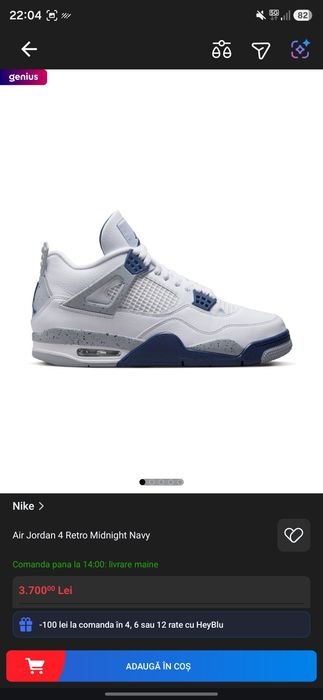 Nike Pantofi Sport Air Jordan 4