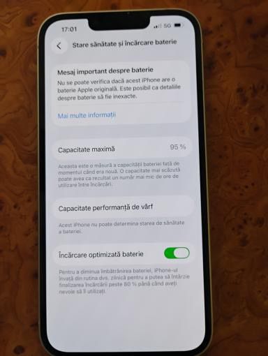 Vand iphone 13 128gb stare 9/10  95%baterie