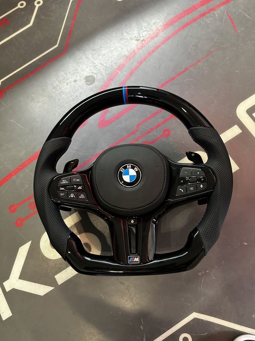 Volan BMW - Piano Black - Custom - Seria G - TJA - Incalzire - Vibro