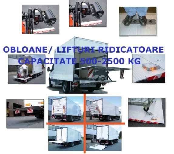Service mobil obloane ridicatoare  lifturi hidraulice  autoutilitare camione semiremorci