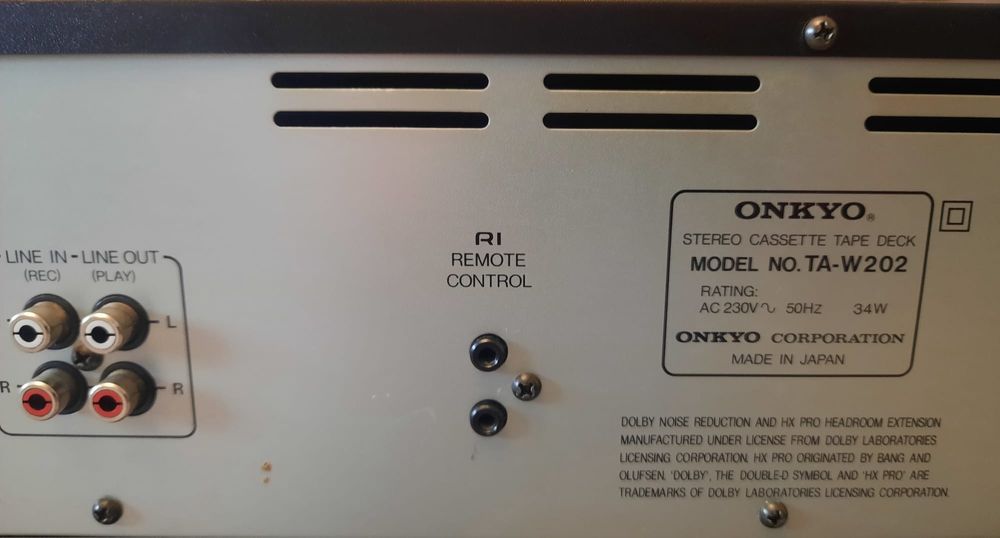 Onkyo TA-W202 Cassette  Deck