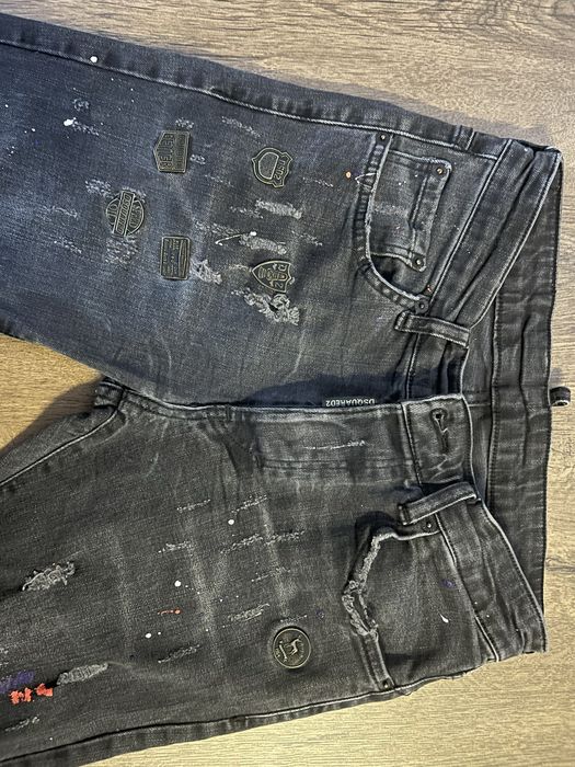 Мъжки черни дънки