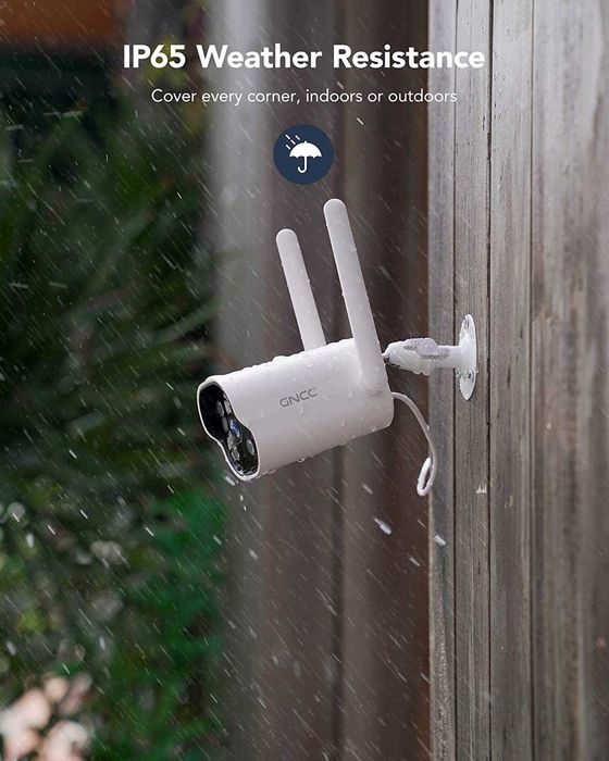 GNCC T1 Външна камера за наблюдение, 1080P, IP камера