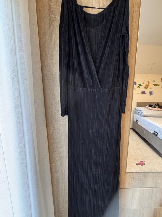Rochie Reserved, maxi, plisee, marime M