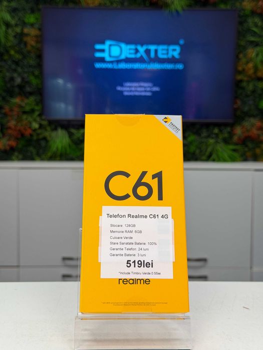 Realme C61 (72) Stocare:128gb Garantie 24 Luni