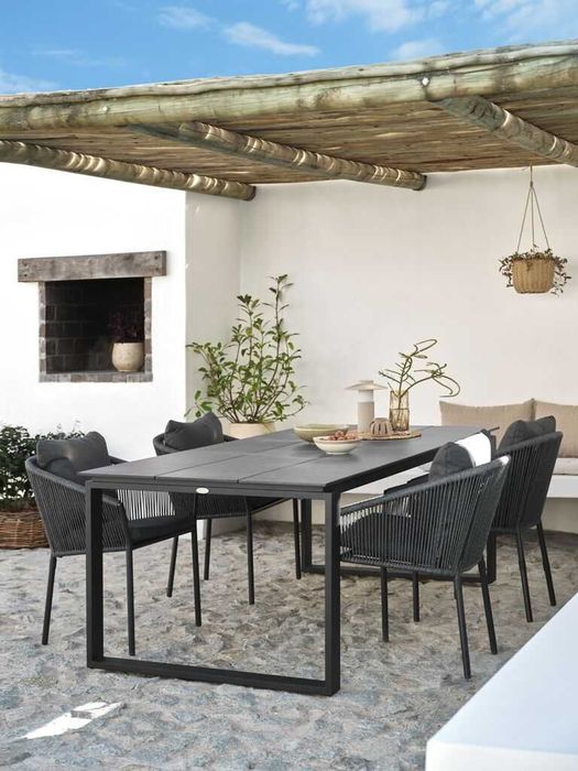 Masa teresa sau gradina jysk SONNERUP 100x215 gri