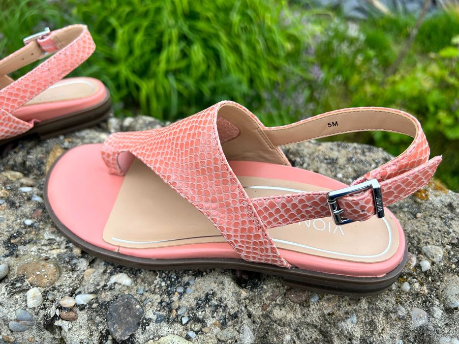 Sandale din piele Vionic Ella cu tehnologie Orthoheel