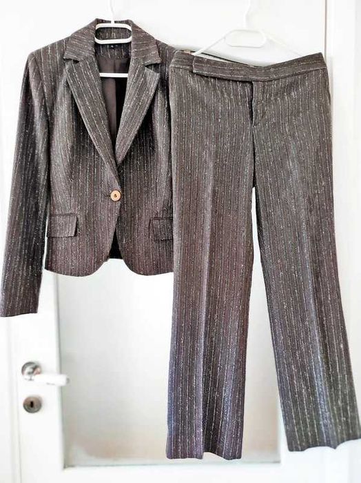 Costum sacou cu pantalon de primavara / iarna