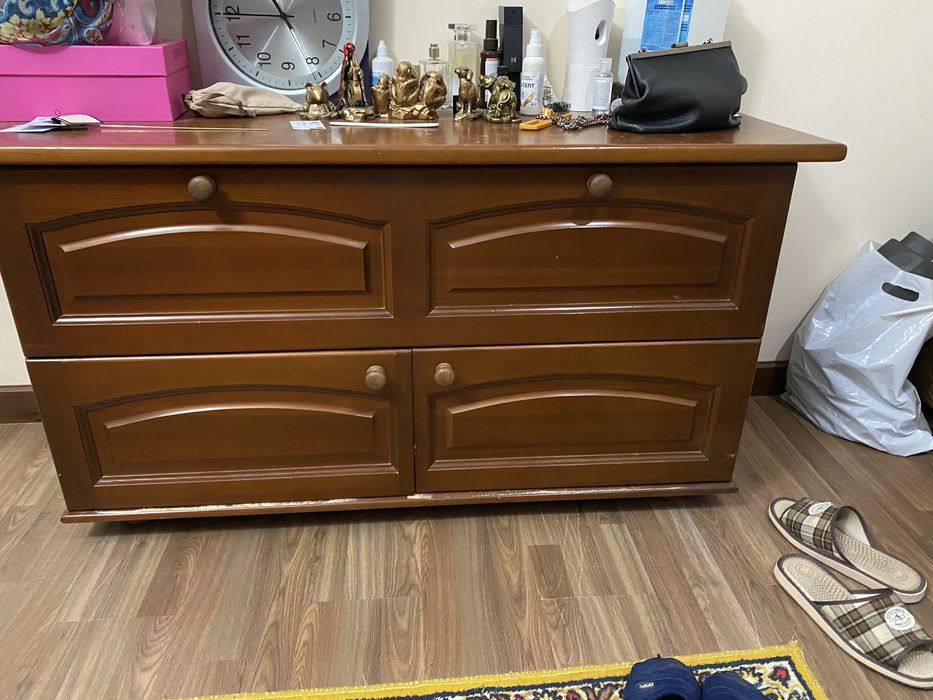 Обувной шкаф с зеркалом