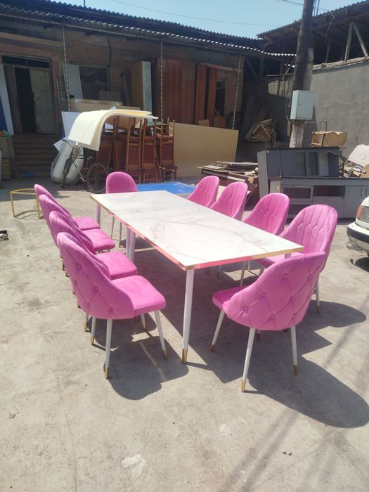 Турецкие столы и стулья , stol stullar uy va kafe va restaranlar uchun