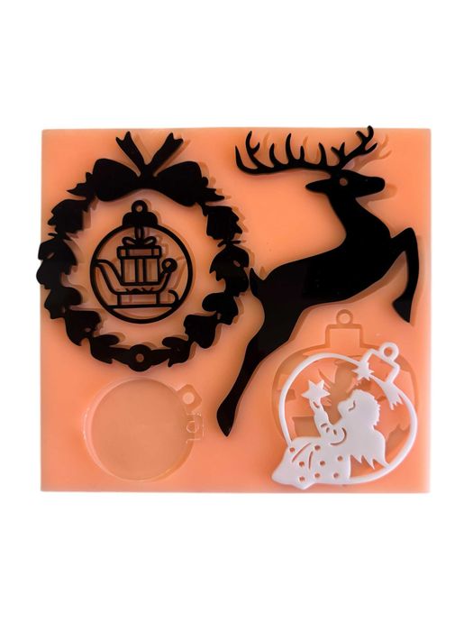 Молд Коледни елементи/играчки