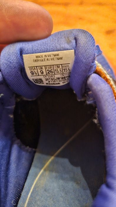 Vand  adidasi Reebok copii nr 26 15.5cm