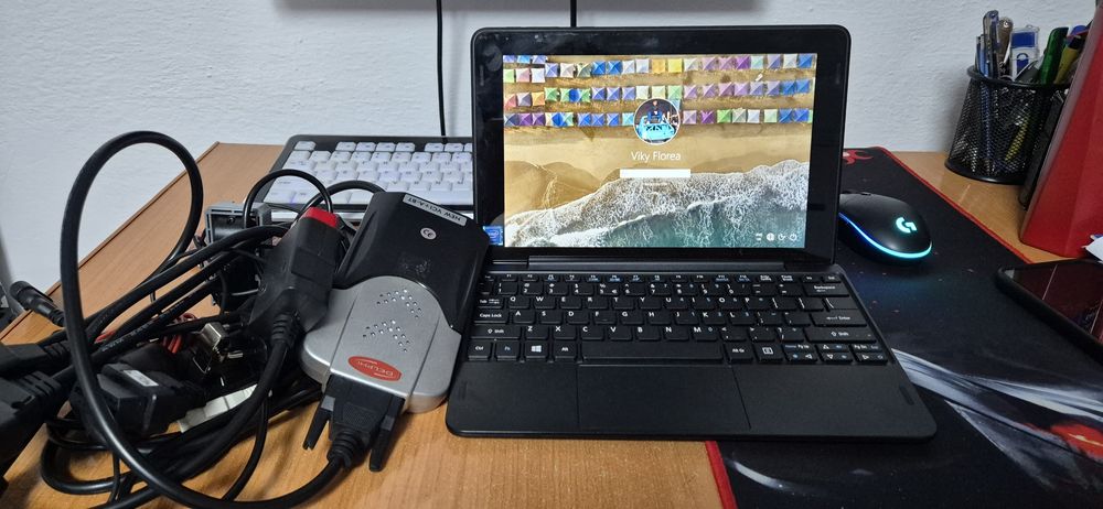 Vand tester auto multimarca Delphi + laptop Acer 2 in 1 (touchscreen)