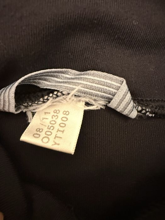Colanti Adidas 3/4 negri cu dungi roz/alb