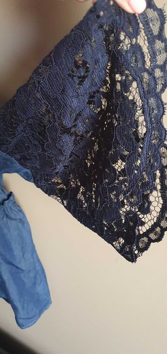 Бохо Liu Jo, блуза-риза с дантела IT44