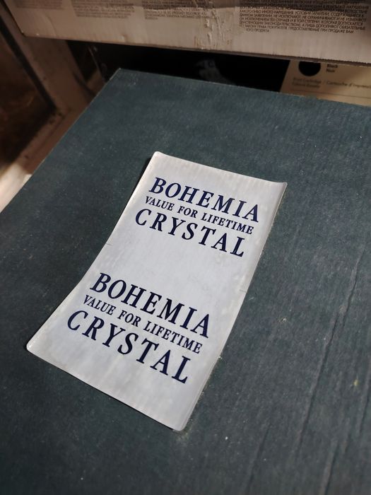 Set pahare cu sticla ptr tărie din cristal