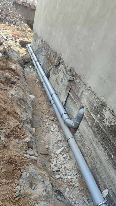 Transheya qazish Kanalizatsiya qazish