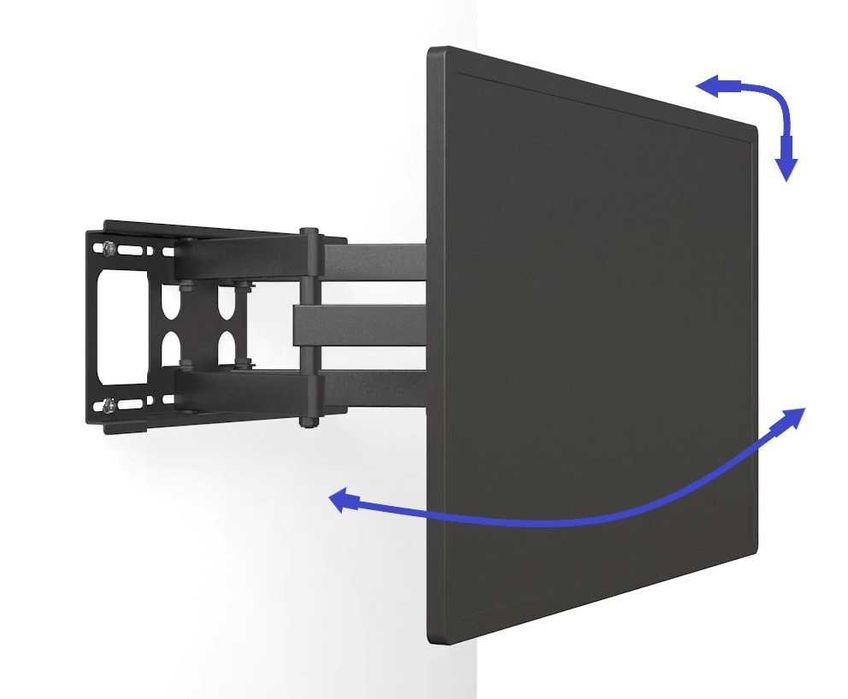 Suport TV perete brat reglabil, 32"-75" (80cm-190cm), Max 50kg