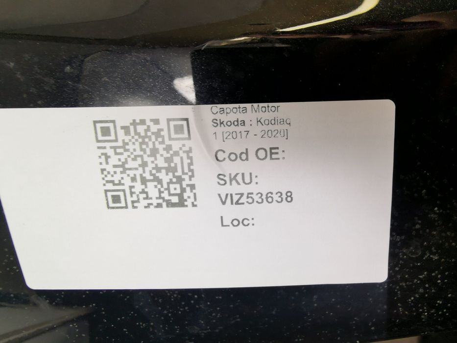 Капак За Двигател Шкода / Skoda Kodiaq 1 Оригинален И В Добро Състояни