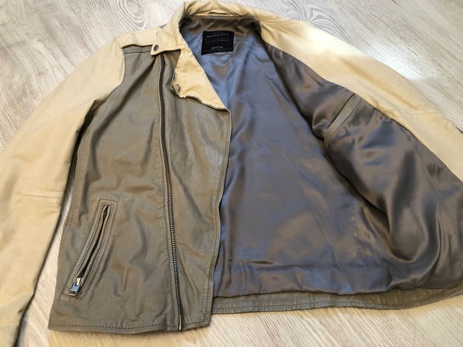 AllSaints geaca piele M, barbateasca, retail 595 euro