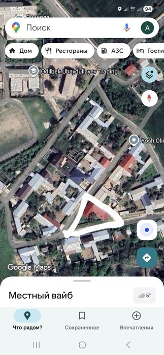 Ботаника санаторияси ёнида хавоси тоза жойда коробка холатида ховли