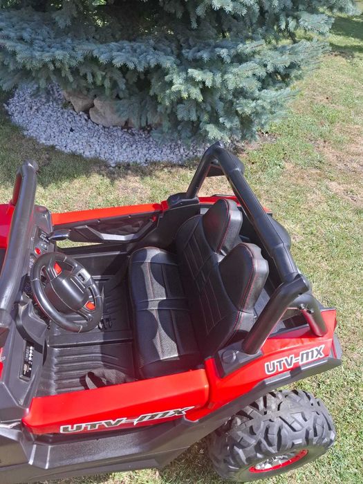 Masinuta electrica pentru copii cu 2 locuri, UTV BUGGY, 4X4, 12V10AH, roti EVA, Rosu