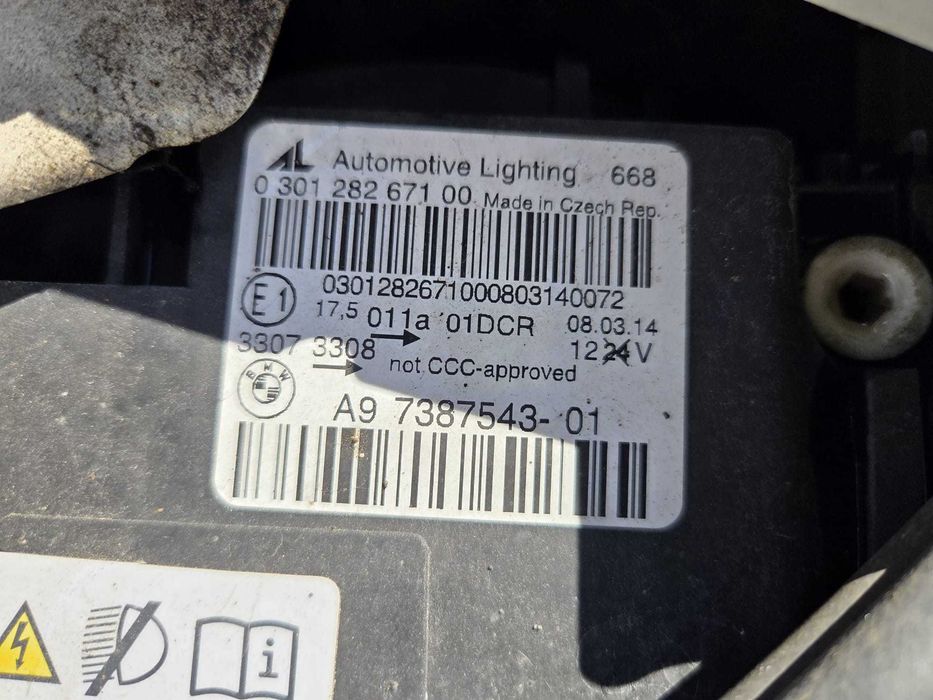 Far stanga dreapta complet bixenon BMW seria 4 F32 F33 F36 cod 7387544 7387543