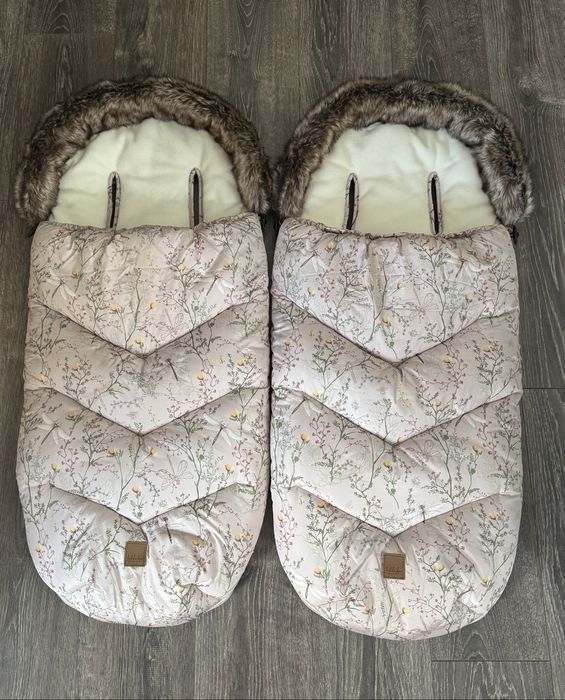 Kikkaboo Чувалчета за количка Luxury Secret Garden Beige