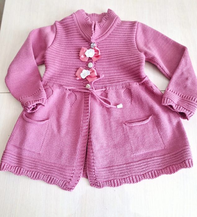 Красивый кардиган для девочки