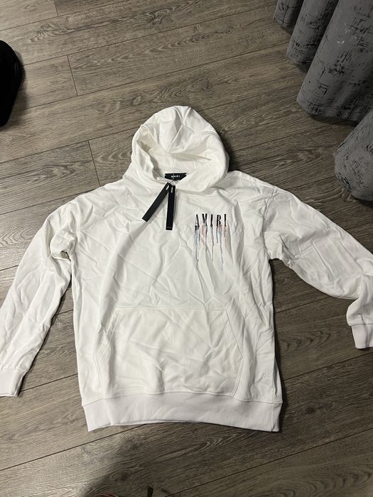 Hanorac amiri alb L-M fit