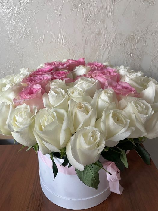 Корзина роз 51 шт