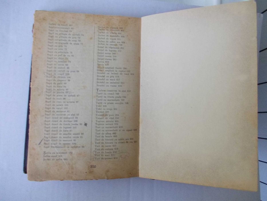 Carte veche de bucate