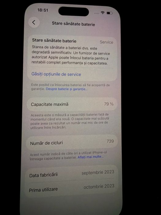 Iphone 15 PRO Titanium Black 256gb