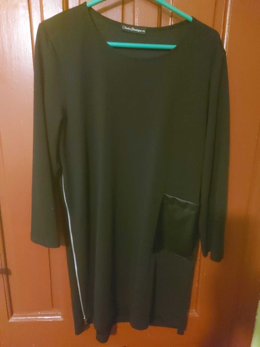 Черна оригинална туника на Таша Бутик.XXL.