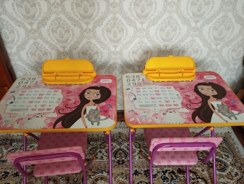 Мебель детский стол со стулом