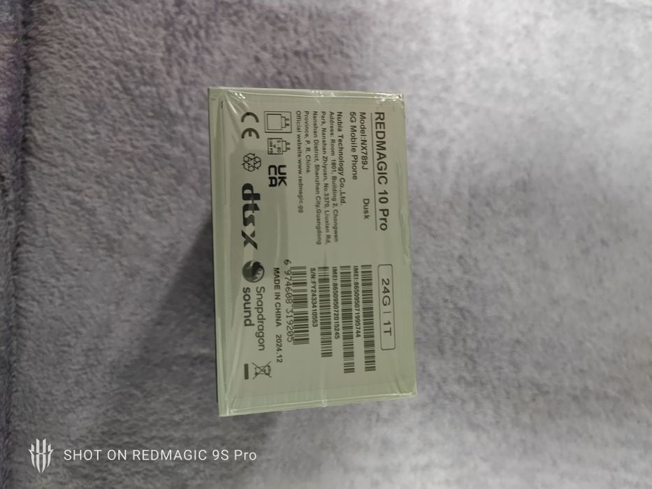 Red magic 10 pro 24gb/1Tb Global rom