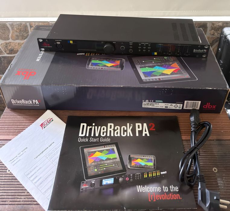 Продавам  дигитален саунд процесор (DSP), кросовер DBX DriveRack PA2