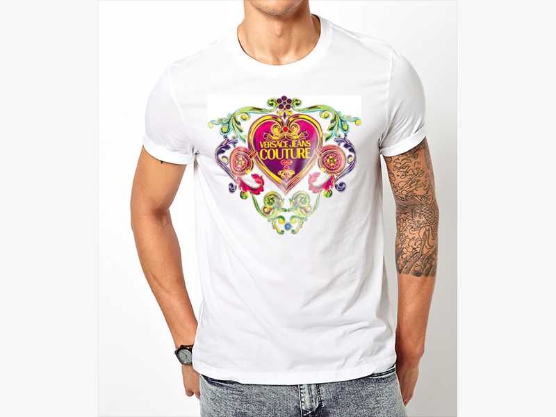 Мъжка тениска Versace принт 8 модела