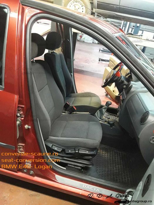 Sistem adaptare scaune de BMW E46 pe Logan Duster Sandero