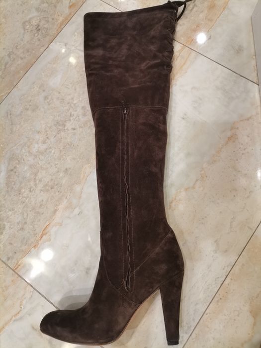 Намалям на 55 лв! Естествена кожа - Страхотни чизми Sara Pen  N40