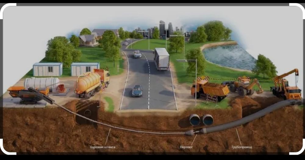 Канализация методом прокола ГНБ