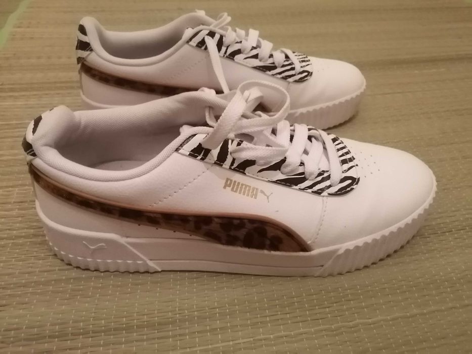 Puma Кожени Дамски Маратонки Обувки Carina Кожени Номер 40