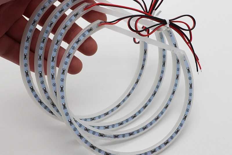 Kit inele Angel Eyes Cotton LED BMW Seria 3 E46 Facelift Xenon 131mmX4